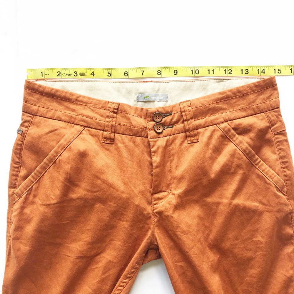 Horny Toad NWT Pants Womens 2 Elsa Pant Dark Copper Slim Straight Chino Outdoor - Picture 8 of 10